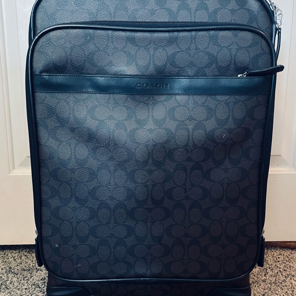 Coach Signature Brown Travel Bag Carry-On